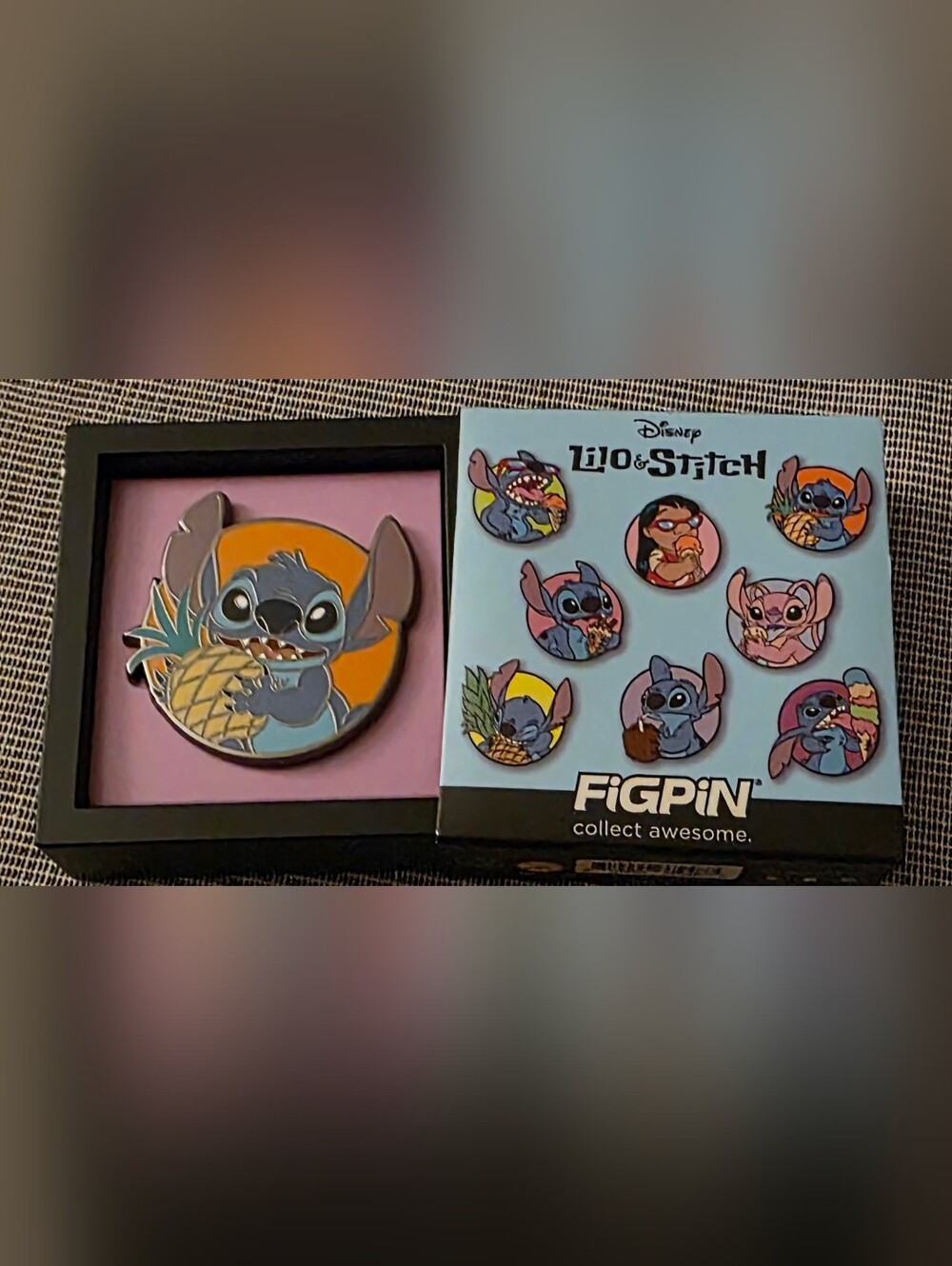 Disney Stitch With Pineapple Figpin
